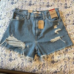 Levi’s Distressed Denim Shorts